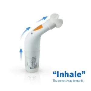 LungMaster Breathing Exerciser 2 LungMaster breathing exerciser device with adjustable resistance for lung capacity training and respiratory muscle strengthening