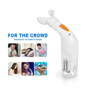 LungMaster Breathing Exerciser 3 LungMaster breathing exerciser device with adjustable resistance for lung capacity training and respiratory muscle strengthening