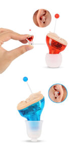 PicoBuds Pro Mini In-Ear Hearing Aid 9 PicoBuds Pro mini in ear hearing aid with adjustable amplification and silicone buds for clear sound and comfortable fit
