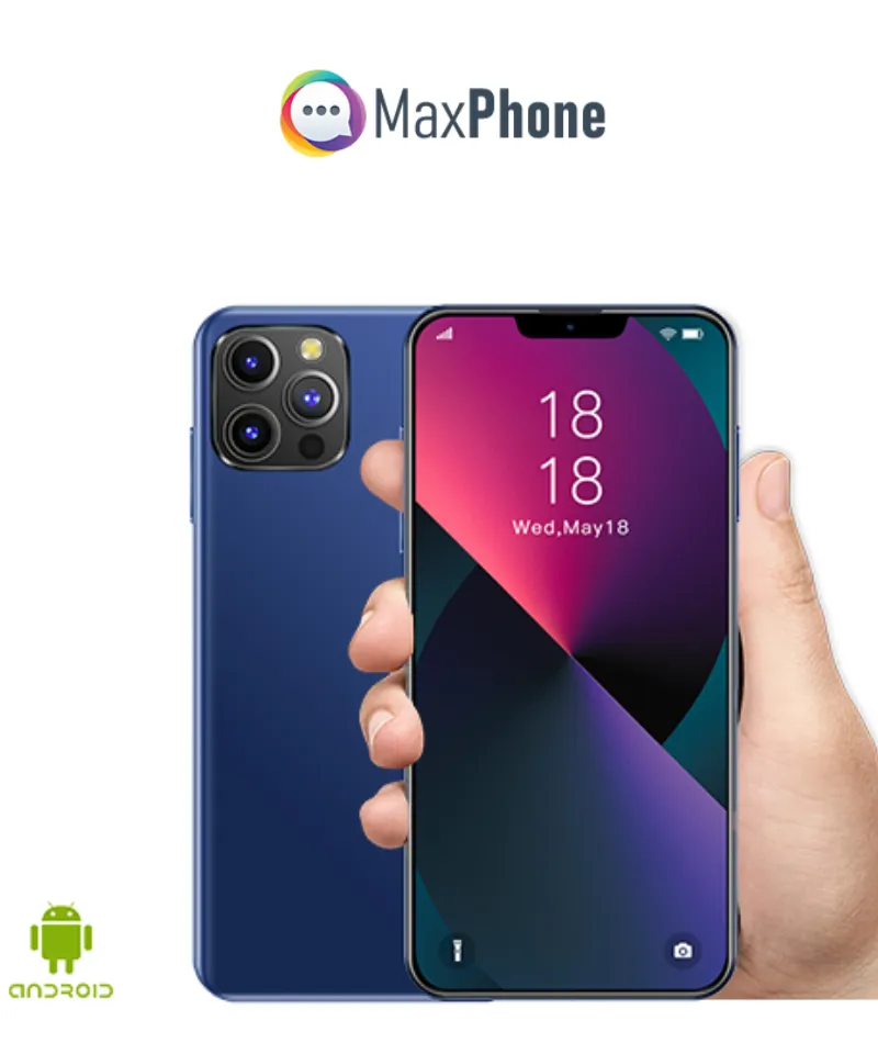 MaxPhone, a large display smartphone with, triple rear camera and dual SIM support.