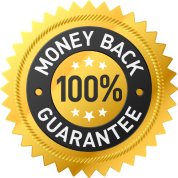 100% money back guarantee