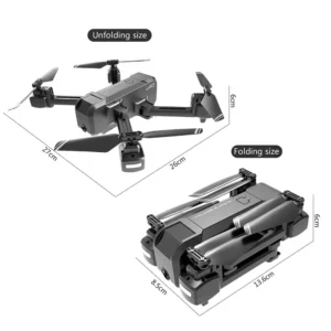 Tactic AIR Drone 4K Camera Foldable Drone 12 Tactic AIR Drone foldable drone 4K camera with remote controller and smart features for aerial photography.